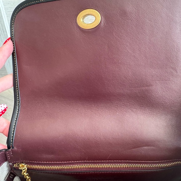 Coach Rambler Handbag in Glovetanned Leather (Black) - Picture 12 of 16